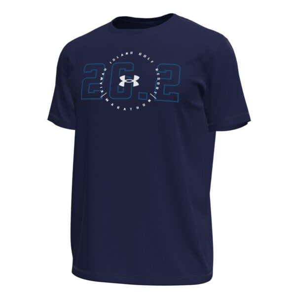 Under Armour Navy 26.2 Tech Stretch Short Sleeve