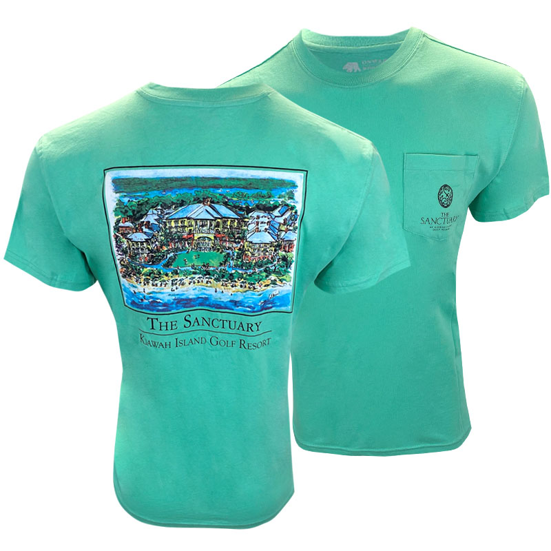 The Sanctuary Hotel Pocket Tee - Kiawah Island Golf Resort Shop