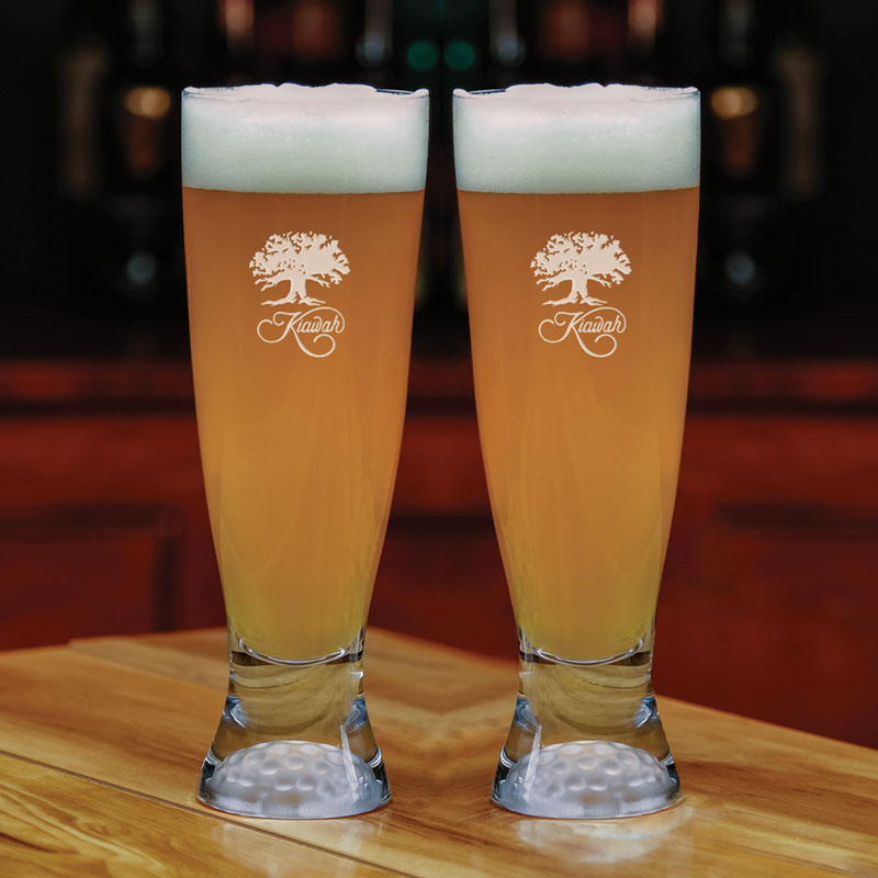 Fairway Tall Beer Glasses - Set of 2 - Kiawah Island Golf Resort Shop