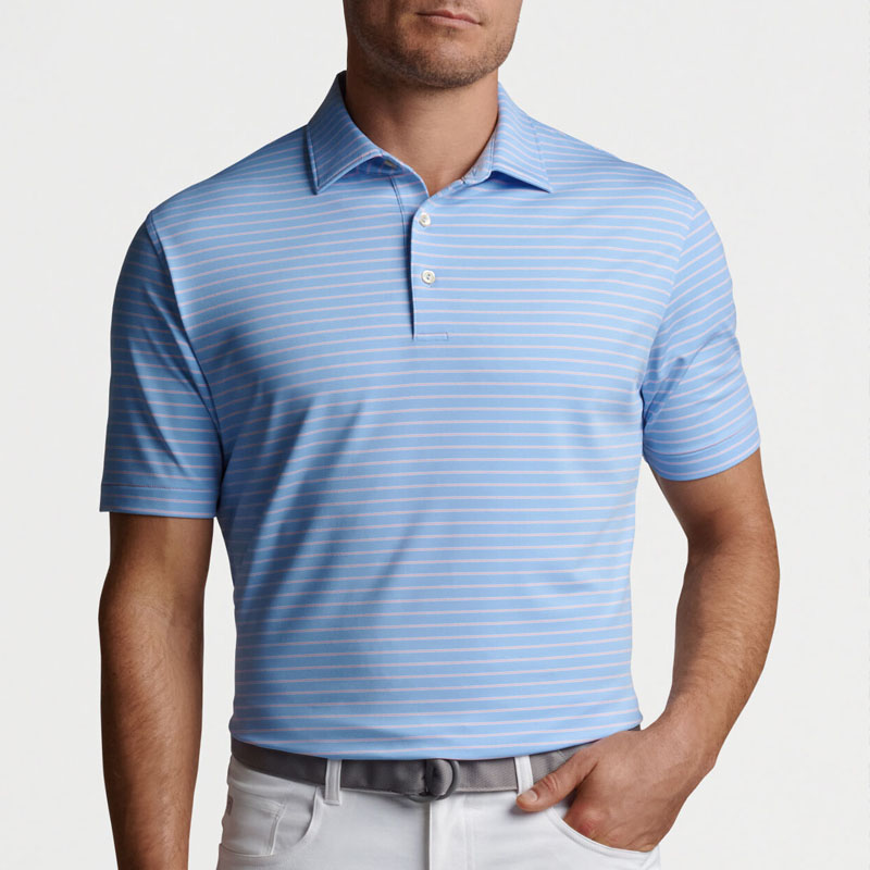 Peter Millar Jubilee Stripe Performance Polo - Kiawah Island Golf Resort  Shop