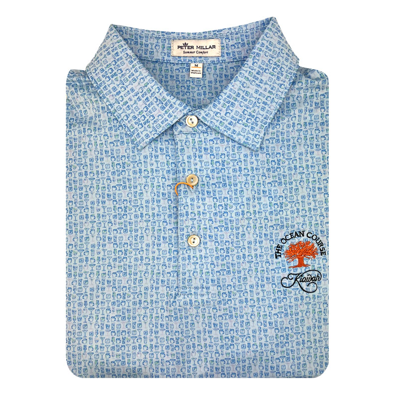 The Ocean Course Kiawah Peter Millar Golf Polo Size Small