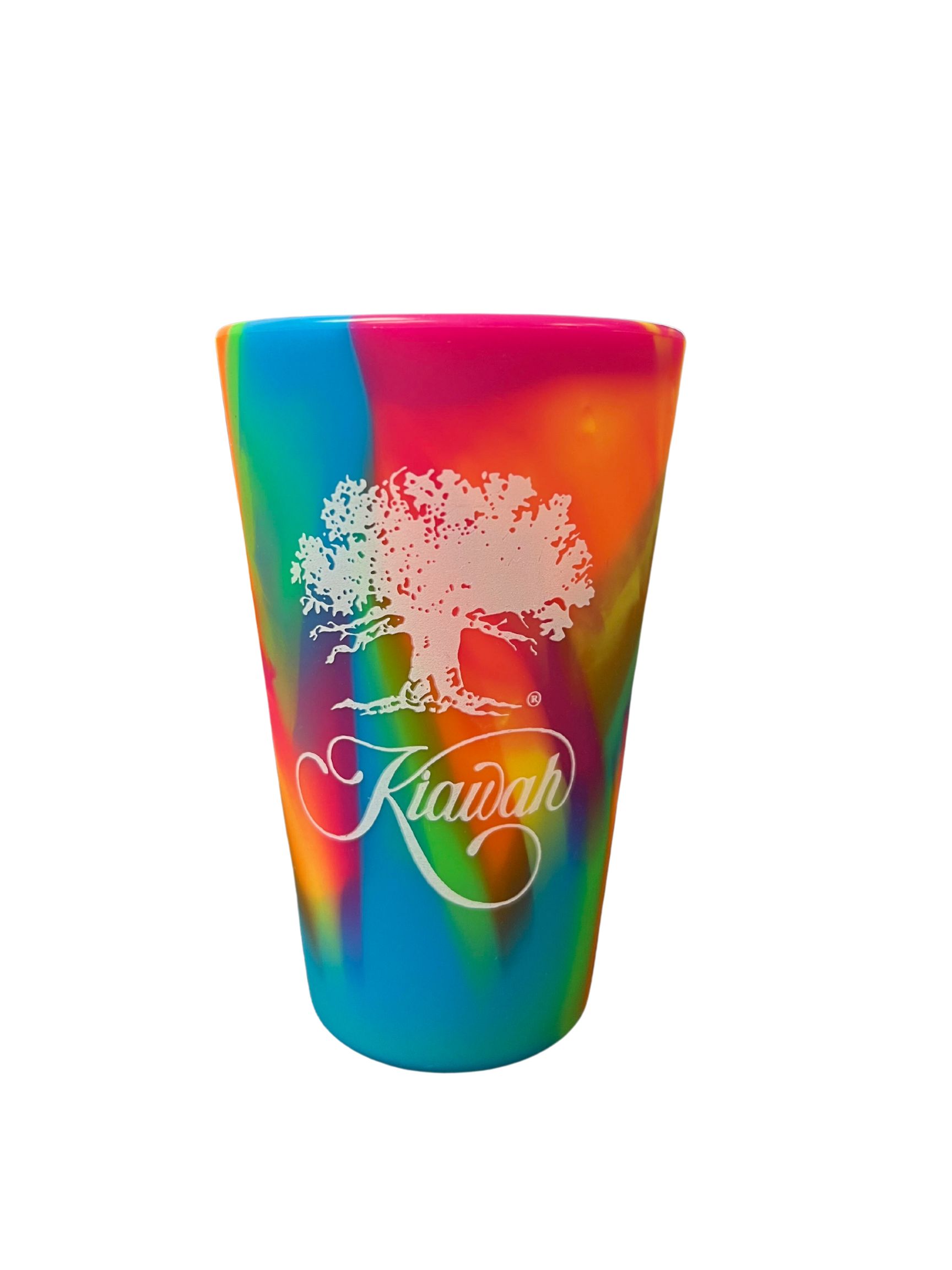 Sili Pint 16 Oz Silicone Cup Tie Dye Unbreakable Tumbler Hot Or Cold