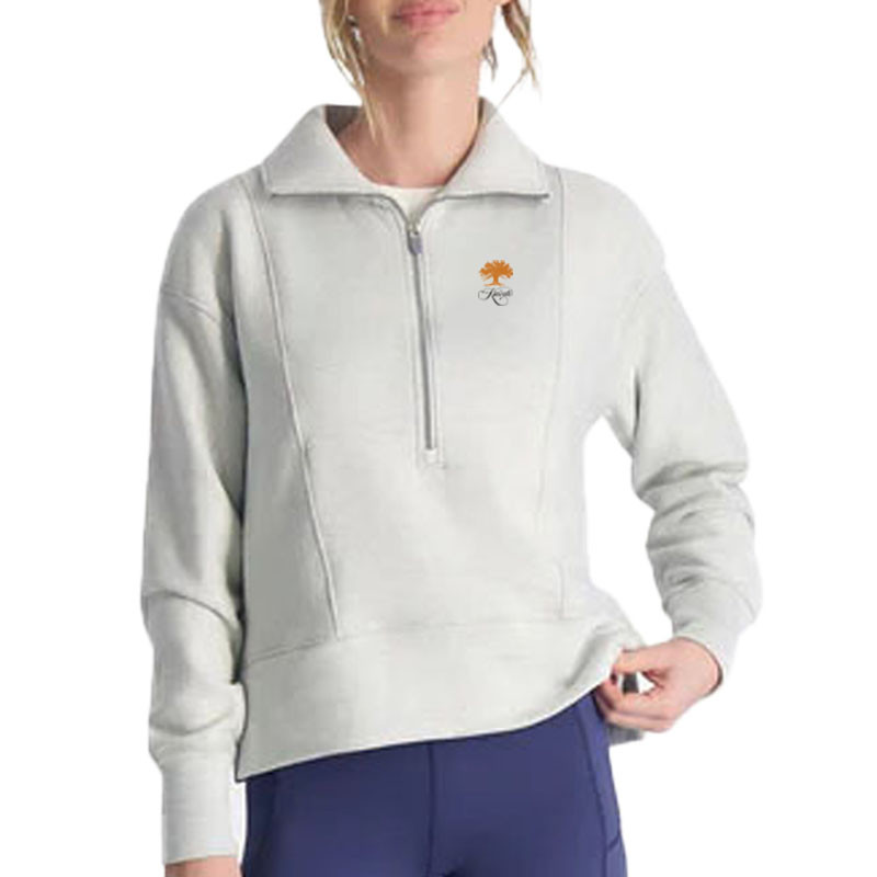 pg♡ロゴ柄クールネックプルオーバー0 Zero Restriction Women's Regan Zip Mock - Kiawah Island Golf