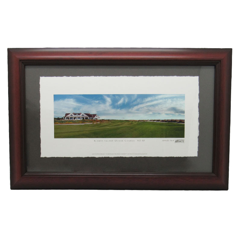 Signature Print of the 18th Hole at The Ocean Course