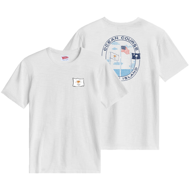 Ocean Course 3 Flag Short Sleeve Tee