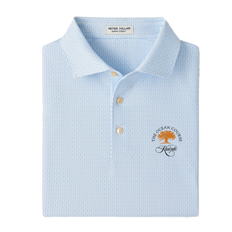 Peter Millar Football Geo Performance Jersey Polo
