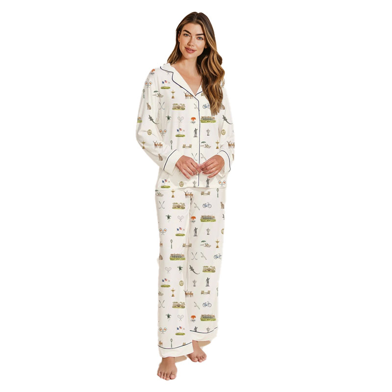 Women's Kiawah Long Sleeve Pajama Set